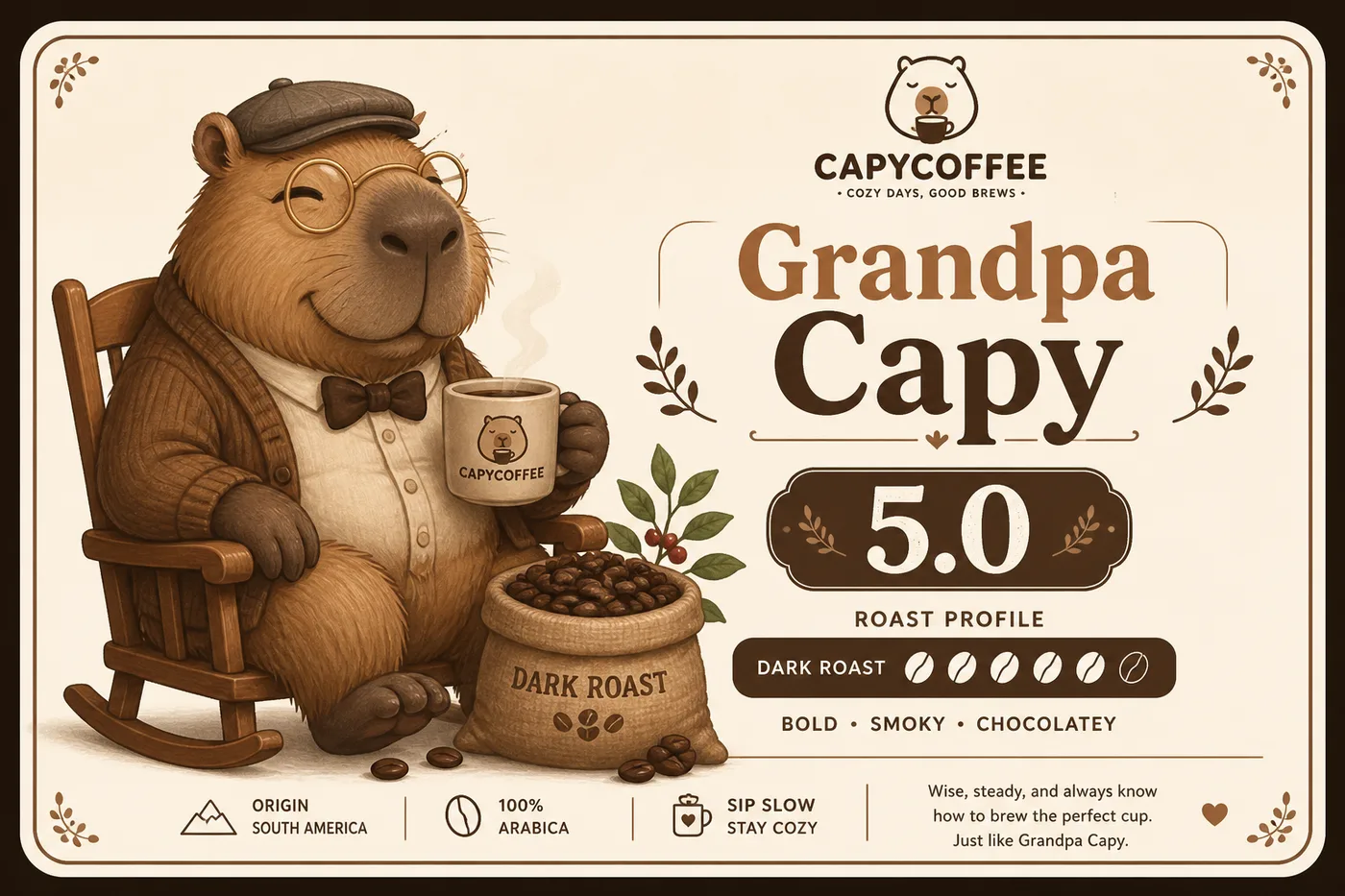 Grandpa Capy roast profile card